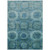 10' X 14' Blue And Ivory Medallion Washable Indoor Outdoor Area Rug