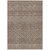 10' X 14' Brown And Ivory Chevron Washable Indoor Outdoor Area Rug