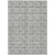 10' X 14' Gray Charcoal And Silver Geometric Washable Indoor Outdoor Area Rug