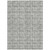10' X 14' Gray Charcoal And Silver Geometric Washable Indoor Outdoor Area Rug