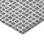 10' X 14' Gray Charcoal And Silver Geometric Washable Indoor Outdoor Area Rug