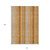 10' X 14' Orange Ivory and Gray Striped Washable Non Skid Indoor Outdoor Area Rug
