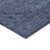 8' X 10' Navy Blue And Charcoal Floral Washable Indoor Outdoor Area Rug