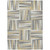 8' X 10' Beige Gray And Ivory Geometric Washable Indoor Outdoor Area Rug