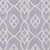 9' X 12' Lavender And Ivory Trellis Washable Indoor Outdoor Area Rug