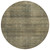 8' Brown Beige And Taupe Round Striped Washable Indoor Outdoor Area Rug