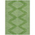 10' X 14' Green And Ivory Geometric Washable Indoor Outdoor Area Rug - 608219031282