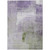 10' X 14' Purple Lavender And Green Abstract Washable Indoor Outdoor Area Rug