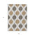10' X 14' Chocolate And Ivory Ikat Washable Indoor Outdoor Area Rug