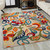 3’ x 5’ Multi Jacobean Floral Indoor Outdoor Area Rug - 606114593188