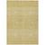 9' X 12' Gold Ivory And Taupe Tribal Washable Indoor Outdoor Area Rug