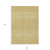 9' X 12' Gold Ivory And Taupe Tribal Washable Indoor Outdoor Area Rug