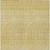9' X 12' Gold Ivory And Taupe Tribal Washable Indoor Outdoor Area Rug