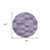 8' Purple And Lavender Round Geometric Washable Indoor Outdoor Area Rug - 880016742305