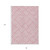 8' X 10' Pink And Ivory Geometric Washable Indoor Outdoor Area Rug - Pink, Ivory