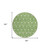 8' Green And Light Green Round Geometric Washable Indoor Outdoor Area Rug - Green, Light Green