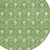 8' Green And Light Green Round Geometric Washable Indoor Outdoor Area Rug - Green, Light Green