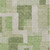 8' X 10' Green Sage And Beige Geometric Washable Indoor Outdoor Area Rug