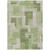 8' X 10' Green Sage And Beige Geometric Washable Indoor Outdoor Area Rug