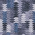 9' X 12' Navy Blue And Sky Blue Southwestern Washable Indoor Outdoor Area Rug