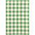 5' X 8' Green Geometric Stain Resistant Indoor Outdoor Area Rug