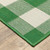 5' X 8' Green Geometric Stain Resistant Indoor Outdoor Area Rug - 606114574712