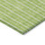 8' X 10' Lime Green And Ivory Striped Washable Indoor Outdoor Area Rug - Lime Green, Ivory