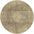 8' Brown And Beige Round Medallion Washable Indoor Outdoor Area Rug - Brown, Beige