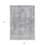 9' X 12' Plum Oriental Washable Indoor Outdoor Area Rug