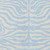 8' X 10' Sky Blue And Ivory Animal Print Washable Indoor Outdoor Area Rug