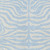 8' X 10' Sky Blue And Ivory Animal Print Washable Indoor Outdoor Area Rug