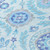 9' X 12' Sky Blue And Lavender Floral Washable Indoor Outdoor Area Rug