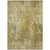 9' X 12' Brown Beige And Gold Abstract Washable Indoor Outdoor Area Rug