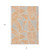 8' X 10' Orange Gray And Silver Geometric Washable Indoor Outdoor Area Rug