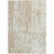 10' X 14' Beige And Ivory Abstract Washable Indoor Outdoor Area Rug Transitional Style - Beige, Ivory Color