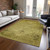 9' X 12' Gold Brown And Wheat Oriental Washable Indoor Outdoor Area Rug