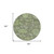 8' Fern Green And Olive Green Round Floral Washable Indoor Outdoor Area Rug