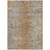 9' X 12' Terra Cotta Silver And Charcoal Oriental Washable Indoor Outdoor Area Rug