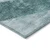 8' Teal Blue Aqua And Blue Round Geometric Washable Indoor Outdoor Area Rug
