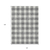 10' X 14' Gray And Charcoal Plaid Washable Indoor Outdoor Area Rug