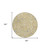 8' Gold Ivory And Gray Round Oriental Washable Indoor Outdoor Area Rug