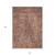 10' X 14' Salmon Charcoal And Beige Geometric Washable Indoor Outdoor Area Rug