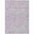 9' X 12' Lavender And Ivory Abstract Washable Indoor Outdoor Area Rug
