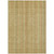 8' X 10' Wheat Gold And Beige Striped Washable Indoor Outdoor Area Rug