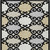 9' X 12' Black Gray And Ivory Trellis Washable Indoor Outdoor Area Rug