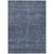 10' X 14' Navy Blue And Ivory Geometric Washable Indoor Outdoor Area Rug Transitional Style - Navy Blue, Ivory Color