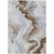 10' X 14' Taupe And Ivory Abstract Washable Indoor Outdoor Area Rug - Taupe, Ivory