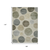 9' X 12' Taupe Beige And Ivory Geometric Washable Indoor Outdoor Area Rug