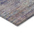 9' X 12' Blush Striped Washable Indoor Outdoor Area Rug