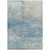 8' X 10' Aqua And Beige Abstract Washable Indoor Outdoor Area Rug - 880016765793